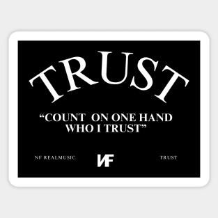 NF Trust Lyrics quote Sticker